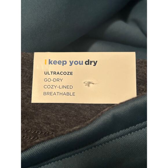 NWT Old Navy Blue/Green Leggings Lined Comfortable Drawstring Waist Size 3X - Picture 5 of 8